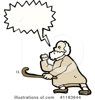 Royalty-Free (RF) Old Man Clipart Illustration by lineartestpilot - Stock Sample #1183644