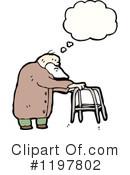 Old Man Clipart #1197802 by lineartestpilot