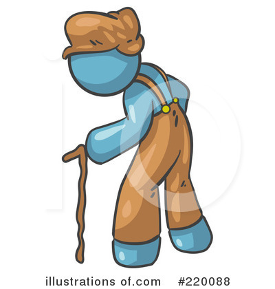 Royalty-Free (RF) Old Man Clipart Illustration by Leo Blanchette - Stock Sample #220088