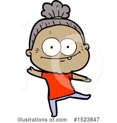 Royalty-Free (RF) Old Woman Clipart Illustration by lineartestpilot - Stock Sample #1523847