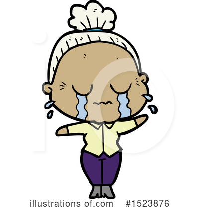 Royalty-Free (RF) Old Woman Clipart Illustration by lineartestpilot - Stock Sample #1523876