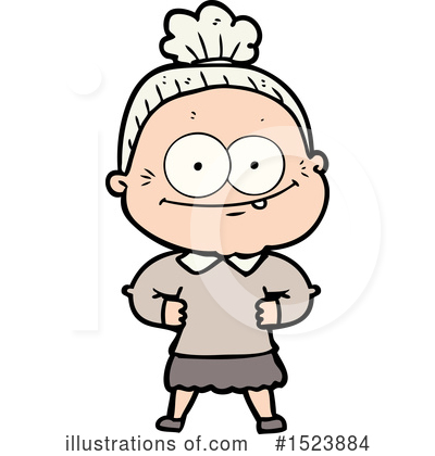 Royalty-Free (RF) Old Woman Clipart Illustration by lineartestpilot - Stock Sample #1523884