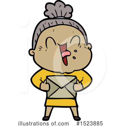 Royalty-Free (RF) Old Woman Clipart Illustration by lineartestpilot - Stock Sample #1523885