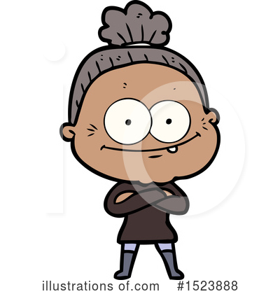 Royalty-Free (RF) Old Woman Clipart Illustration by lineartestpilot - Stock Sample #1523888