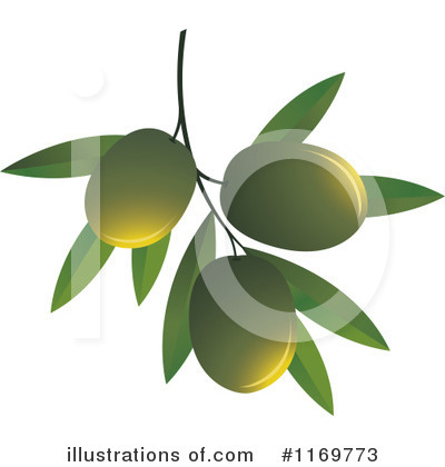 Olive Branch Clipart #1169773 by Lal Perera