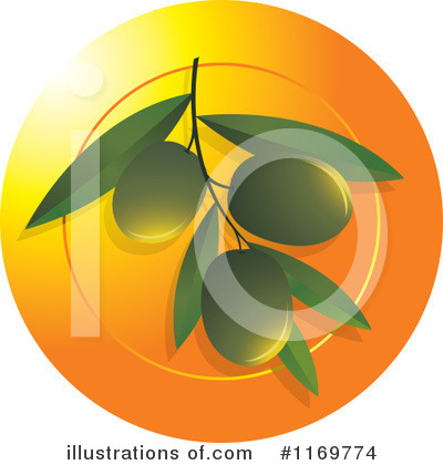 Royalty-Free (RF) Olive Clipart Illustration by Lal Perera - Stock Sample #1169774