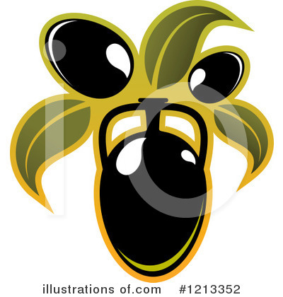 Royalty-Free (RF) Olive Clipart Illustration by Vector Tradition SM - Stock Sample #1213352