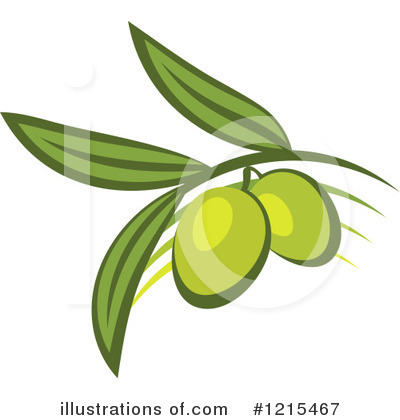 Royalty-Free (RF) Olive Clipart Illustration by Vector Tradition SM - Stock Sample #1215467