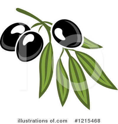 Royalty-Free (RF) Olive Clipart Illustration by Vector Tradition SM - Stock Sample #1215468