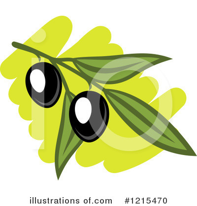 Royalty-Free (RF) Olive Clipart Illustration by Vector Tradition SM - Stock Sample #1215470