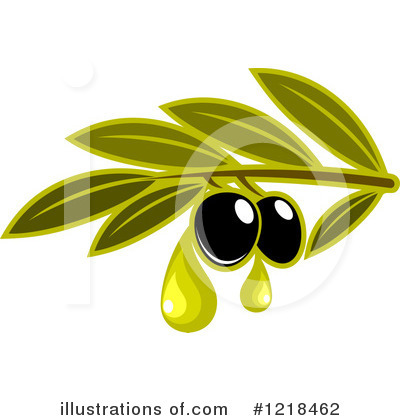 Royalty-Free (RF) Olive Clipart Illustration by Vector Tradition SM - Stock Sample #1218462