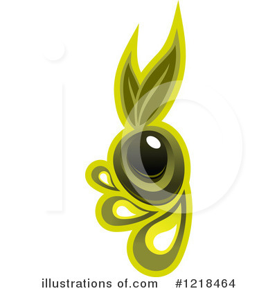 Royalty-Free (RF) Olive Clipart Illustration by Vector Tradition SM - Stock Sample #1218464