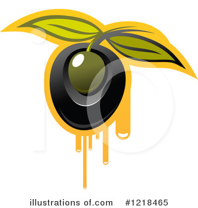Royalty-Free (RF) Olive Clipart Illustration by Vector Tradition SM - Stock Sample #1218465