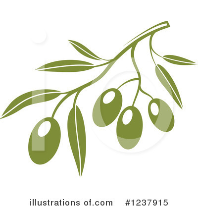 Royalty-Free (RF) Olive Clipart Illustration by Vector Tradition SM - Stock Sample #1237915