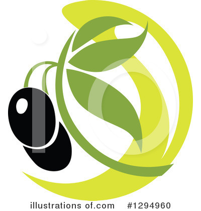 Royalty-Free (RF) Olive Clipart Illustration by Vector Tradition SM - Stock Sample #1294960