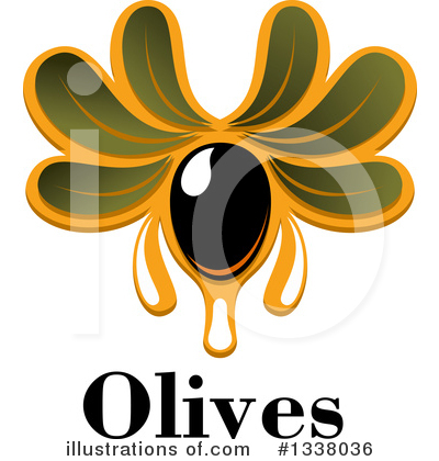 Royalty-Free (RF) Olive Clipart Illustration by Vector Tradition SM - Stock Sample #1338036