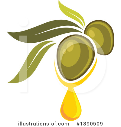Royalty-Free (RF) Olive Clipart Illustration by Vector Tradition SM - Stock Sample #1390509