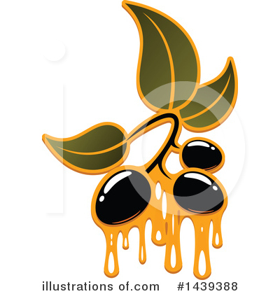 Black Olive Clipart #1439388 by Vector Tradition SM