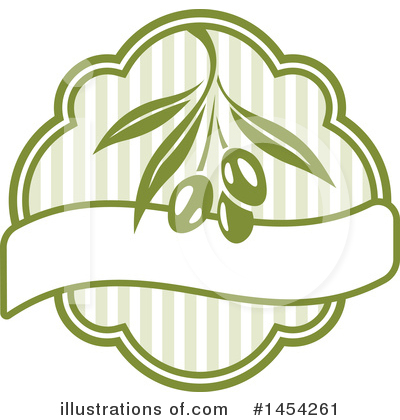 Royalty-Free (RF) Olive Clipart Illustration by Vector Tradition SM - Stock Sample #1454261