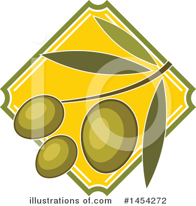 Royalty-Free (RF) Olive Clipart Illustration by Vector Tradition SM - Stock Sample #1454272