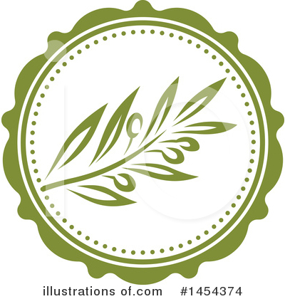 Royalty-Free (RF) Olive Clipart Illustration by Vector Tradition SM - Stock Sample #1454374