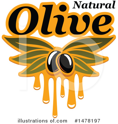 Royalty-Free (RF) Olive Clipart Illustration by Vector Tradition SM - Stock Sample #1478197