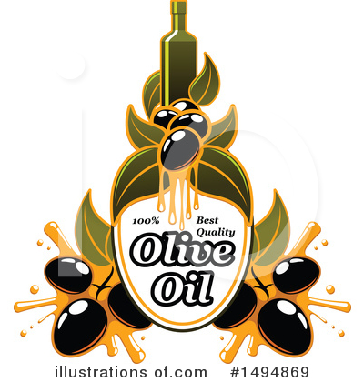 Royalty-Free (RF) Olive Clipart Illustration by Vector Tradition SM - Stock Sample #1494869