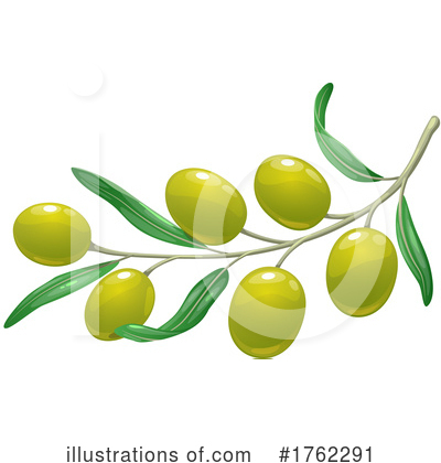 Royalty-Free (RF) Olive Clipart Illustration by Vector Tradition SM - Stock Sample #1762291