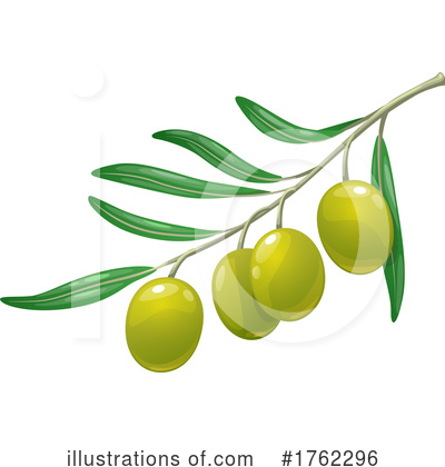 Green Olives Clipart #1762296 by Vector Tradition SM