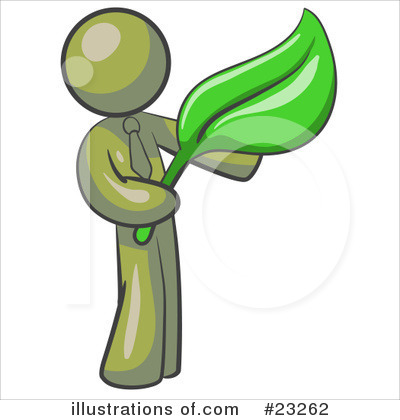 Royalty-Free (RF) Olive Green Collection Clipart Illustration by Leo Blanchette - Stock Sample #23262