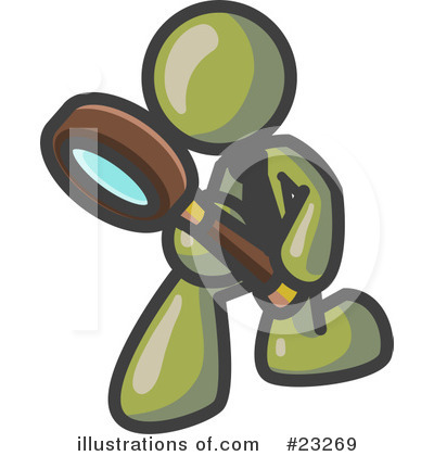 Magnify Clipart #23269 by Leo Blanchette