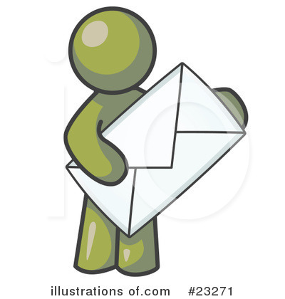 Envelope Clipart #23271 by Leo Blanchette