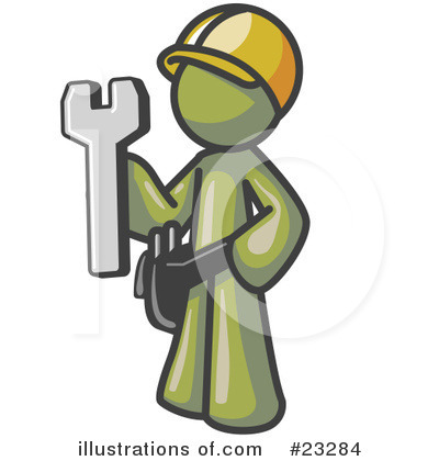 Handyman Clipart #23284 by Leo Blanchette
