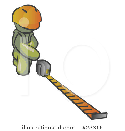 Tape Measure Clipart #23316 by Leo Blanchette