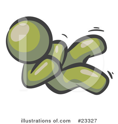 Royalty-Free (RF) Olive Green Collection Clipart Illustration by Leo Blanchette - Stock Sample #23327
