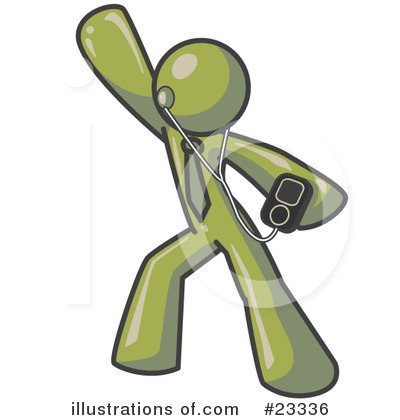 Royalty-Free (RF) Olive Green Collection Clipart Illustration by Leo Blanchette - Stock Sample #23336