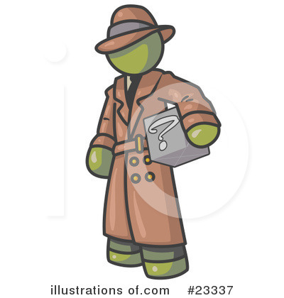 Detective Clipart #23337 by Leo Blanchette