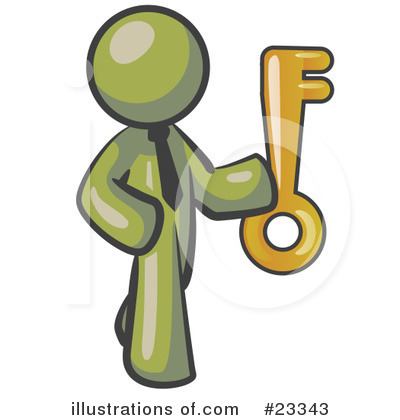 Royalty-Free (RF) Olive Green Collection Clipart Illustration by Leo Blanchette - Stock Sample #23343