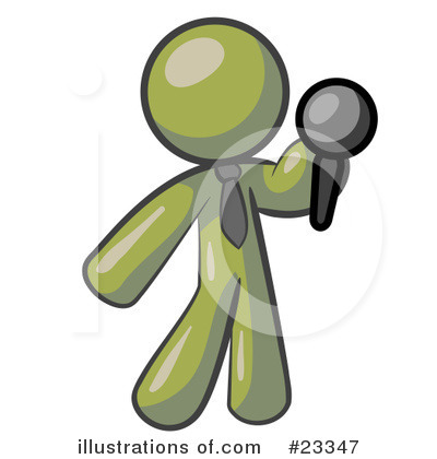 Microphone Clipart #23347 by Leo Blanchette