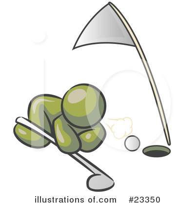 Golfing Clipart #23350 by Leo Blanchette