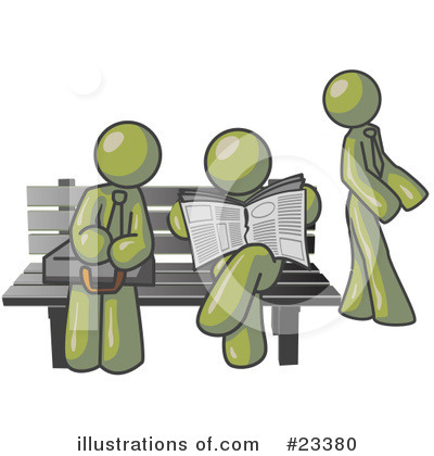 Bench Clipart #23380 by Leo Blanchette