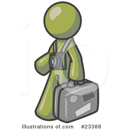 Royalty-Free (RF) Olive Green Collection Clipart Illustration by Leo Blanchette - Stock Sample #23388