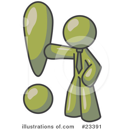 Royalty-Free (RF) Olive Green Collection Clipart Illustration by Leo Blanchette - Stock Sample #23391