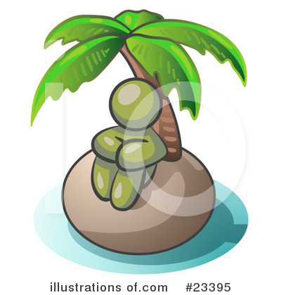 Island Clipart #23395 by Leo Blanchette