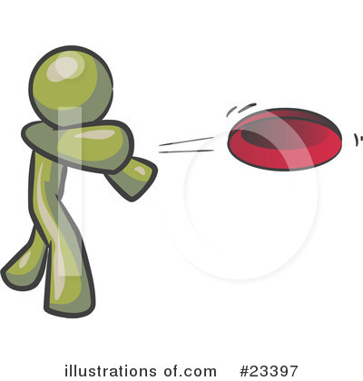 Frisbee Clipart #23397 by Leo Blanchette