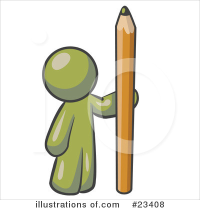 Royalty-Free (RF) Olive Green Collection Clipart Illustration by Leo Blanchette - Stock Sample #23408