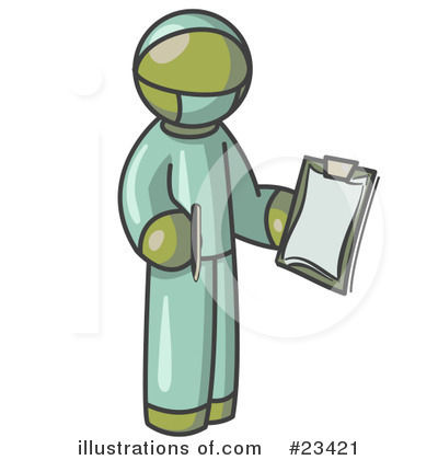 Surgeon Clipart #23421 by Leo Blanchette