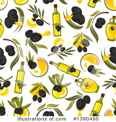 Royalty-Free (RF) Olive Oil Clipart Illustration by Vector Tradition SM - Stock Sample #1390490