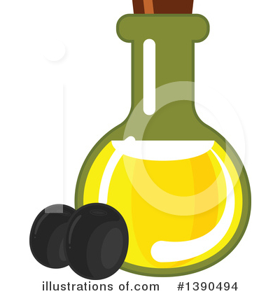 Royalty-Free (RF) Olive Oil Clipart Illustration by Vector Tradition SM - Stock Sample #1390494