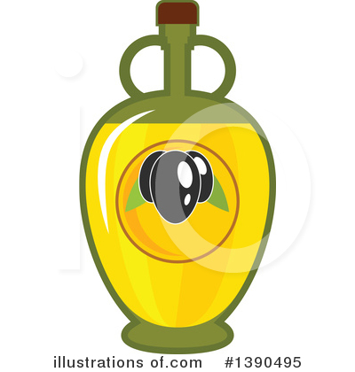 Royalty-Free (RF) Olive Oil Clipart Illustration by Vector Tradition SM - Stock Sample #1390495